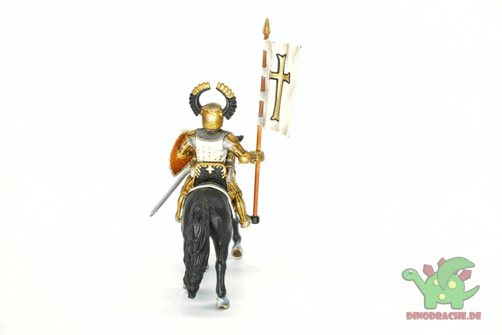 Schleich Fahnenträger auf Pferd 70035
